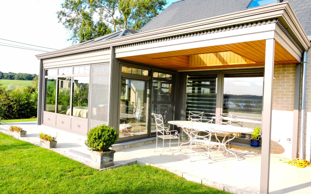 Pergola aluminium sur terrasse